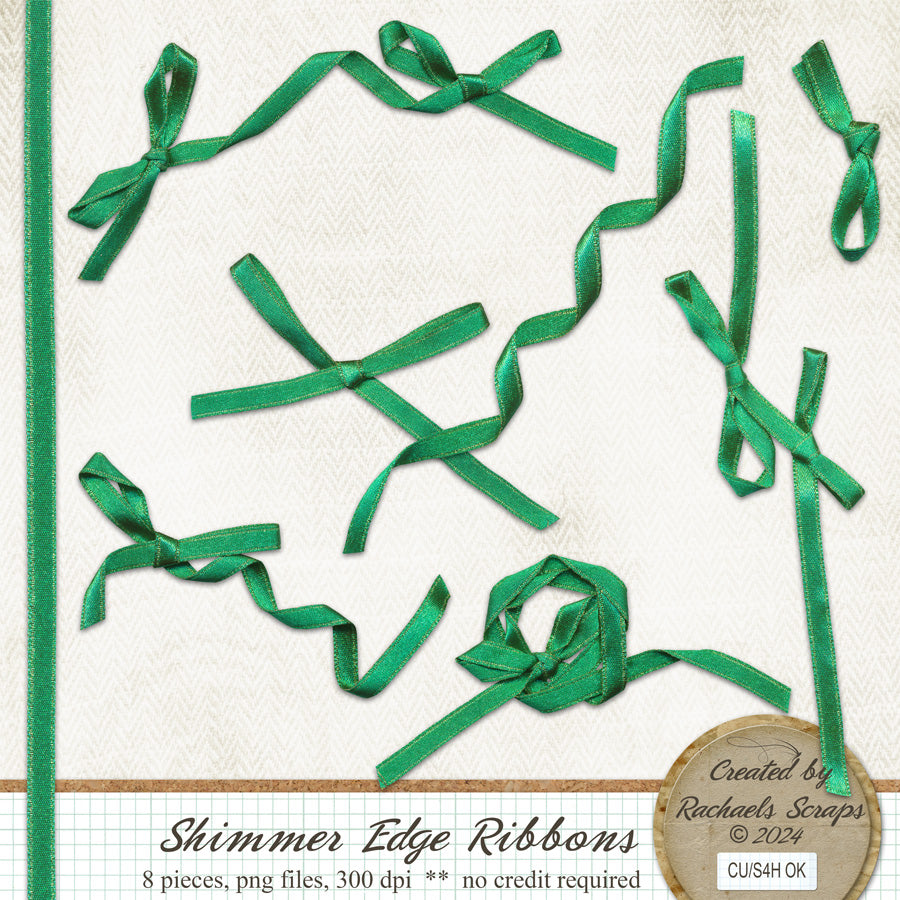 Shimmer Edge Ribbons