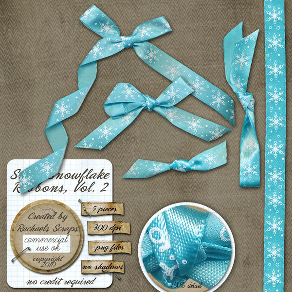 Silky Snowflake Ribbons, Volume 02