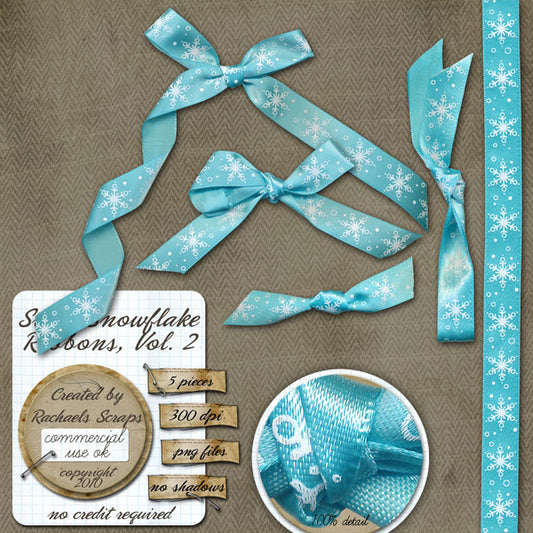 Silky Snowflake Ribbons, Volume 02