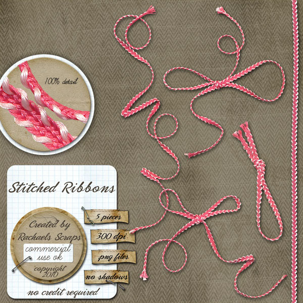 Stitched Ribbons, Volume 01