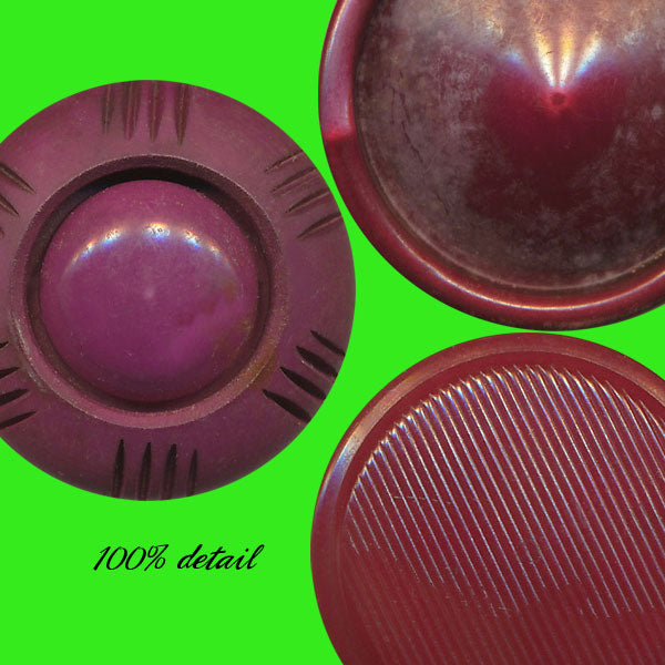 Vegetable Ivory Buttons in Pink