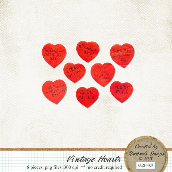 Vintage Hearts