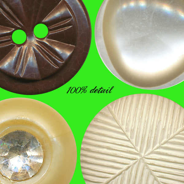 Vintage Buttons in Earthy Colors