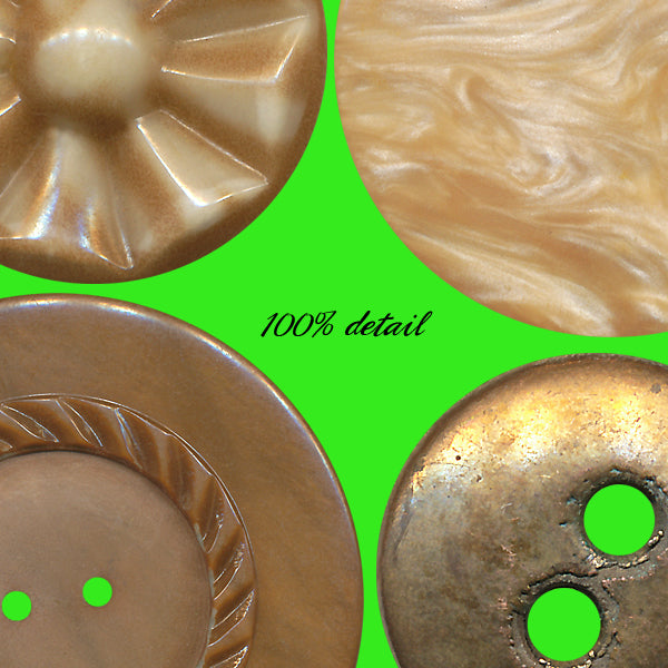 Vintage Buttons in Earthy Colors