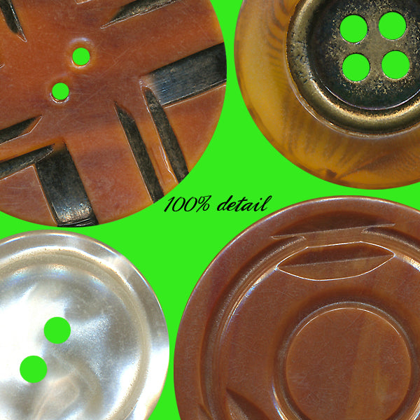 Vintage Buttons in Earthy Colors