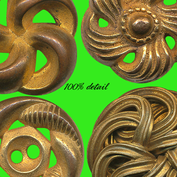 Vintage Buttons in Natural Colors