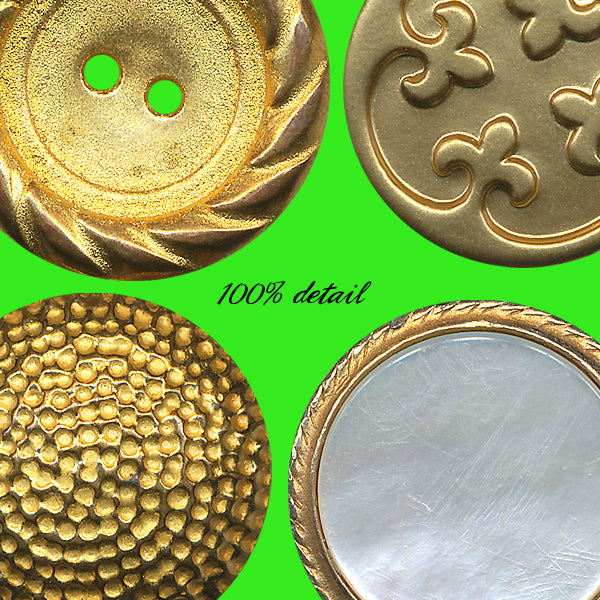 Vintage Buttons in Natural Colors