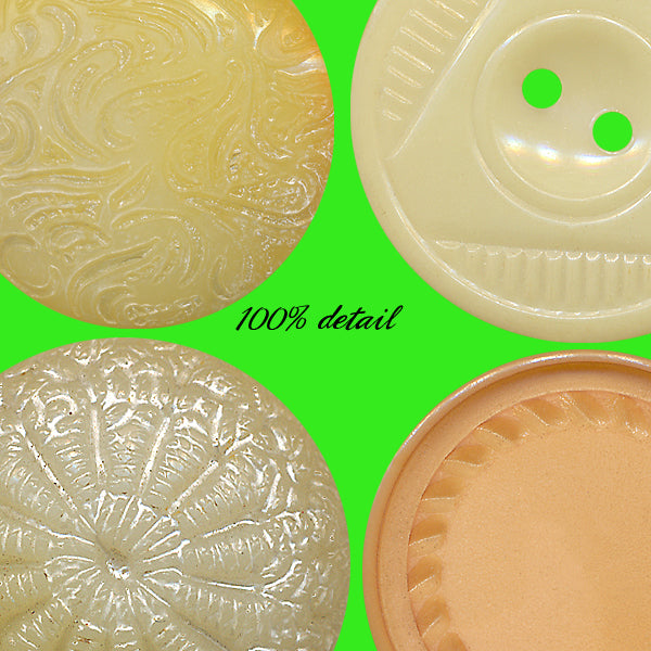 Vintage Buttons in Natural Colors