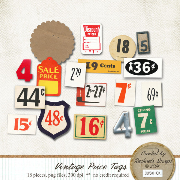 Vintage Price Tags