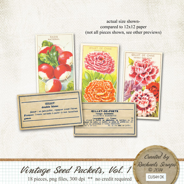 Vintage Seed Packets