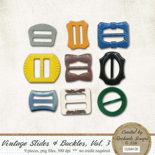 Vintage Buckles & Slides, Volume 03