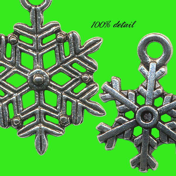 Winter Snowflake Charms