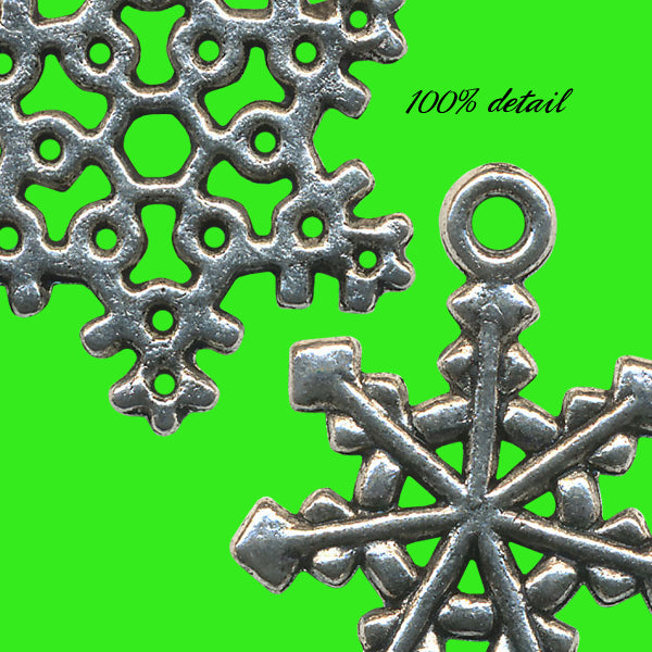 Winter Snowflake Charms