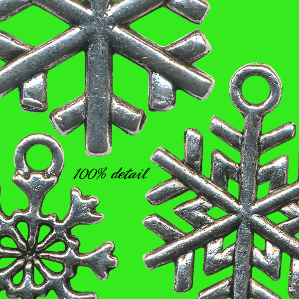 Winter Snowflake Charms