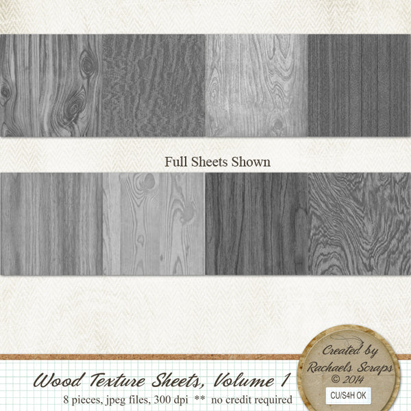 Wood Texture Sheets, Volume 01