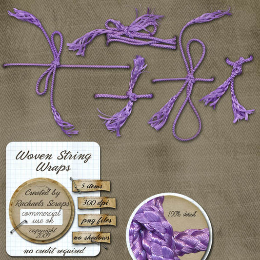 Woven String Wraps