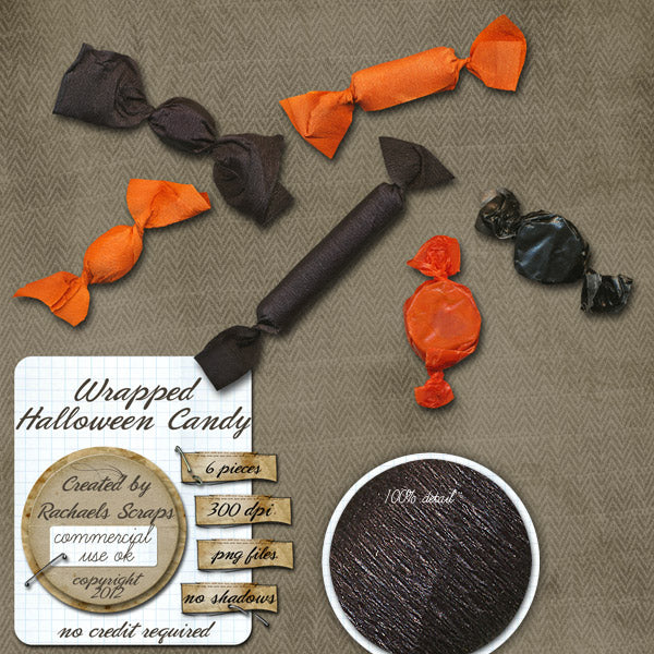 Wrapped Halloween Candy