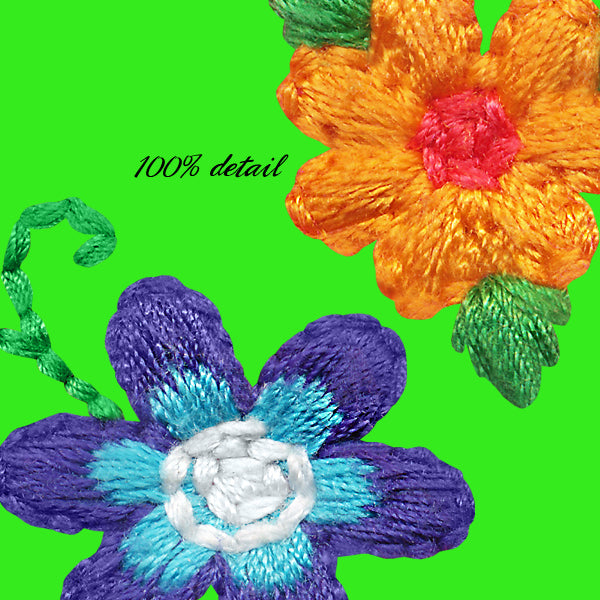Embroidered Flowers, Volume 04