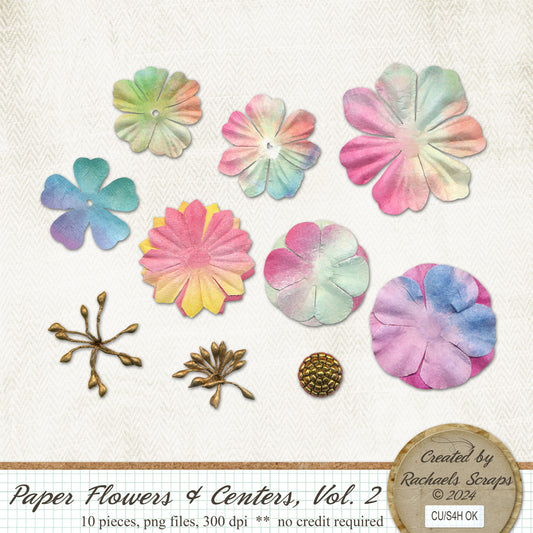 Paper Flowers & Centers, Volume 02