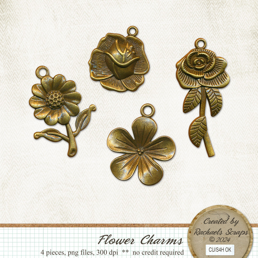 Flower Charms