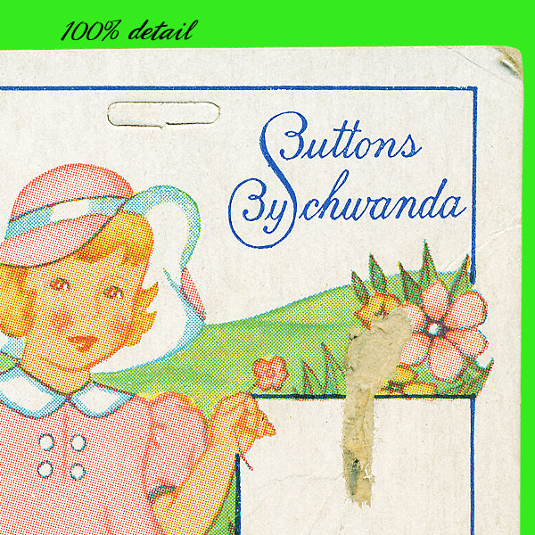 Antique Button Cards, Volume 01