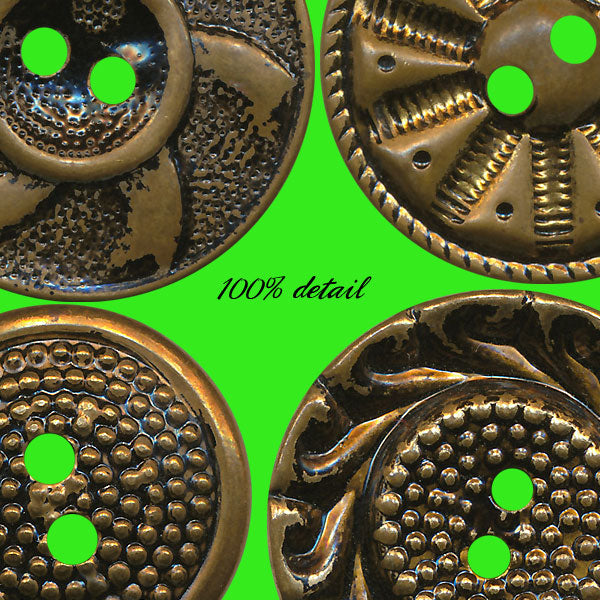 Antique Gold Buttons