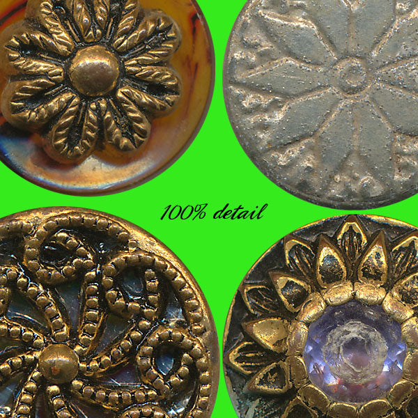 Antique Metal Buttons, Volume 01