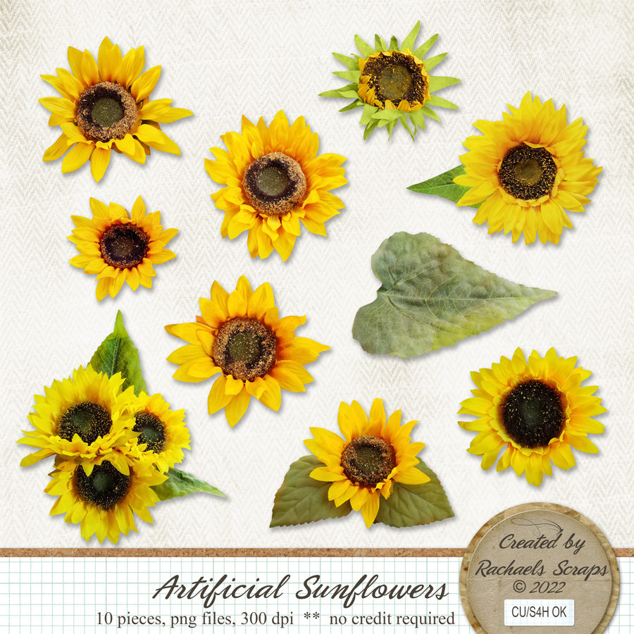 Artificial Sunflowers