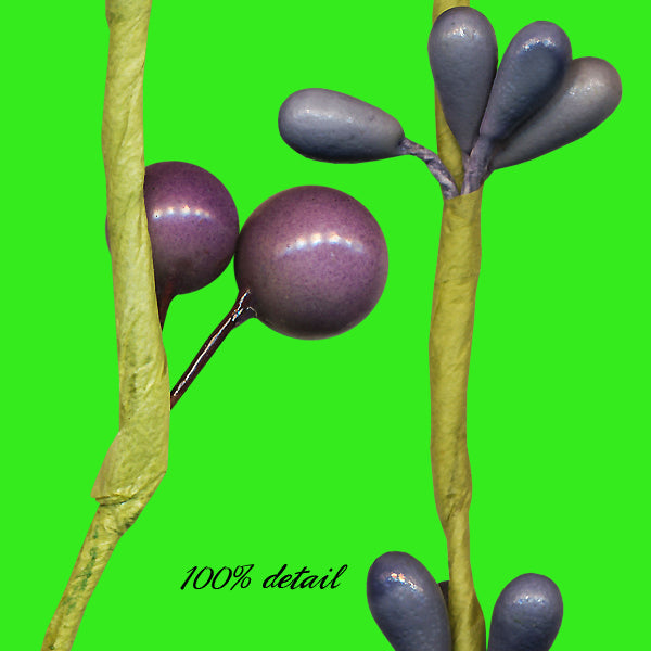 Berry Branches in Purple