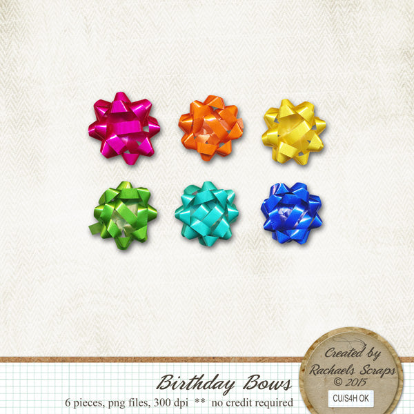 Birthday Bows