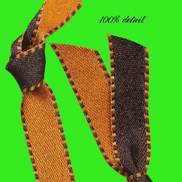 Black & Orange Reverse Ribbons