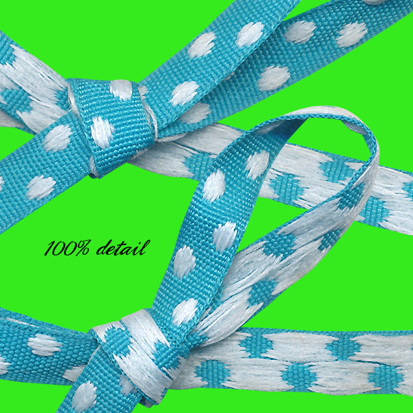 Blue Reverse Dots Ribbons