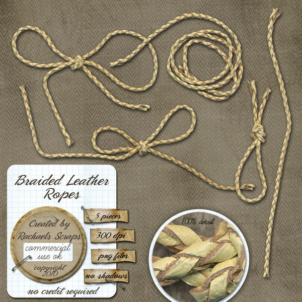 Braided Leather Ropes