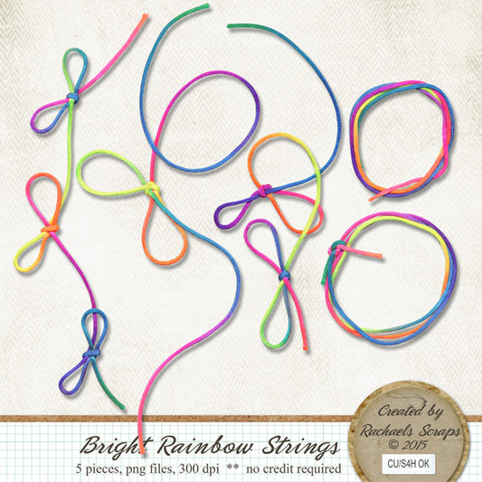 Bright Rainbow Strings