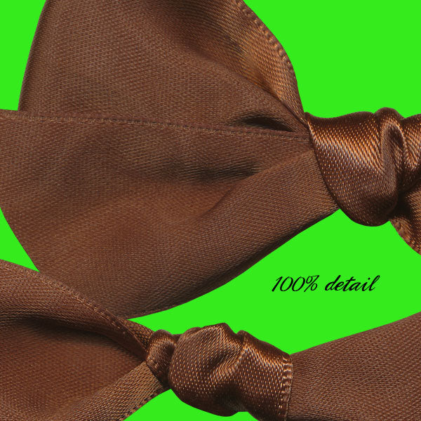 Brown Silk Ribbons