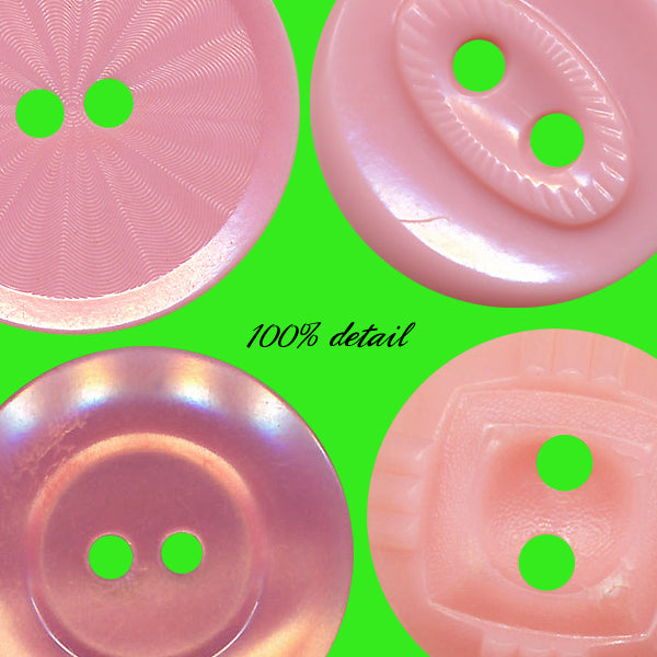 Retro Buttons in Pink & Purple, Volume 02