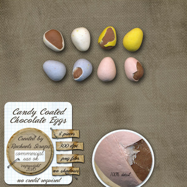 Candy Coated Chocolate Eggs