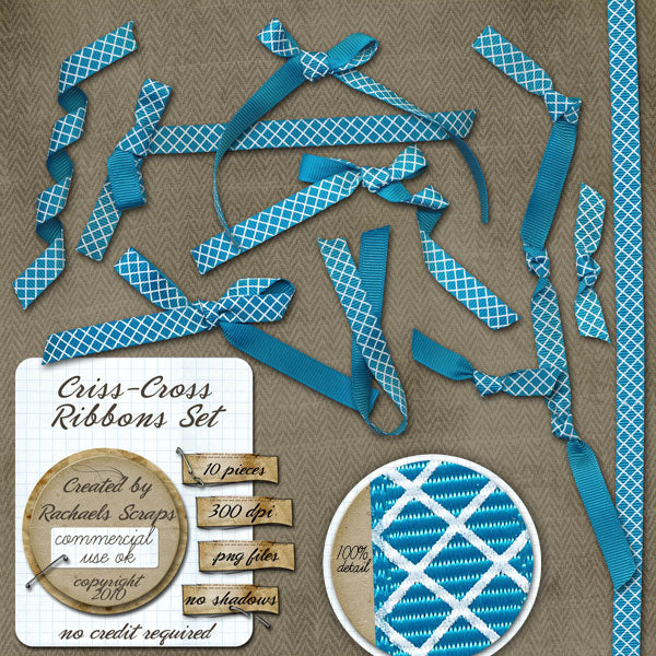 Criss Cross Ribbons Set