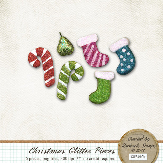 Christmas Glitter Pieces, Volume 02