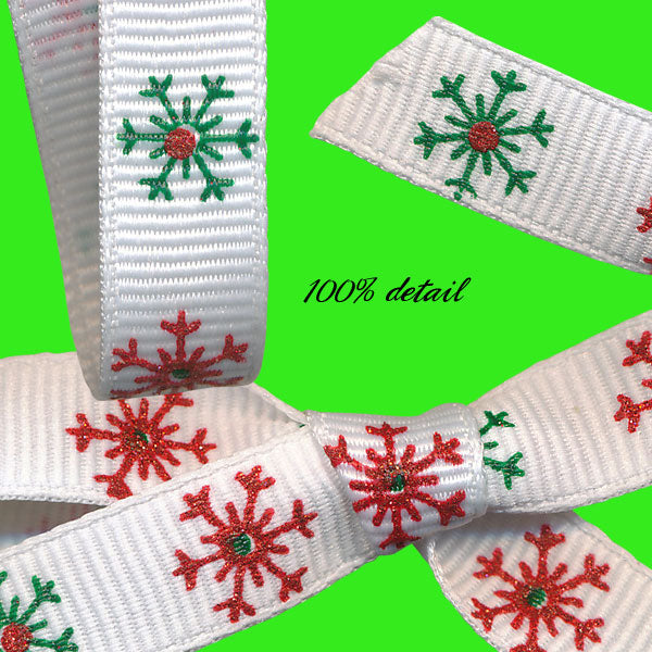 Christmas Snowflake Ribbons