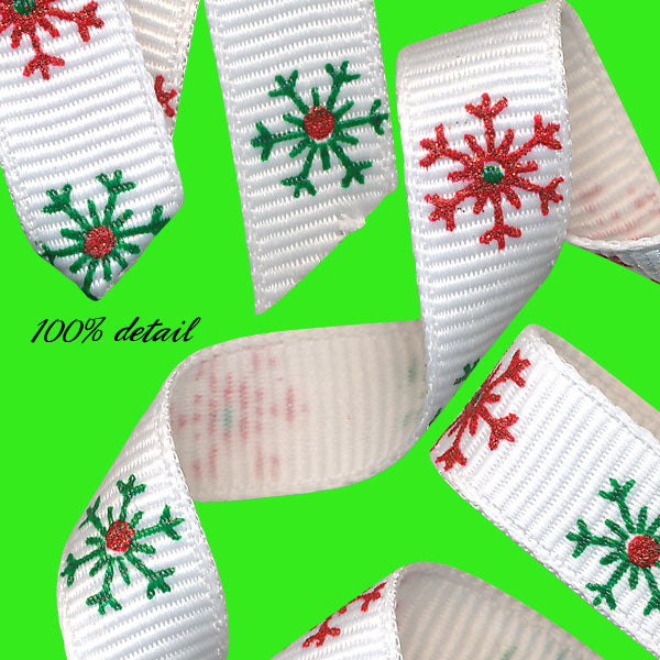 Christmas Snowflake Ribbons