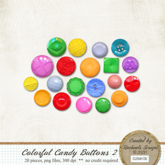 Colorful Candy Buttons, Volume 02