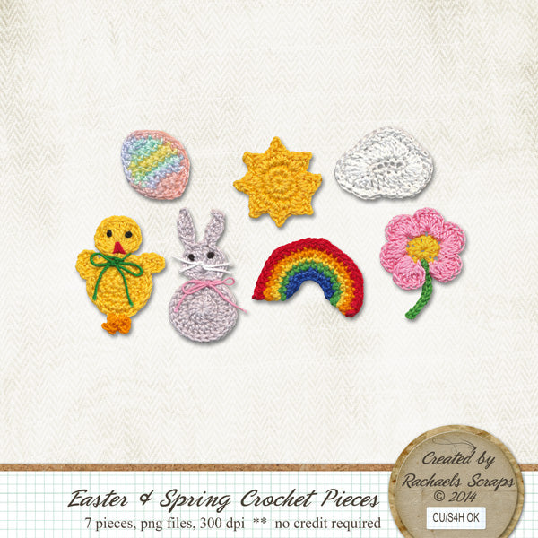 Easter & Spring Crocheted Pieces