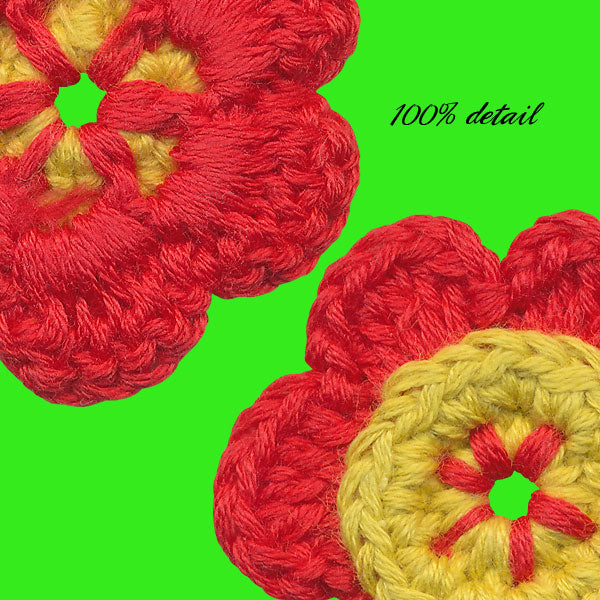 Crocheted Flowers, Volume 02