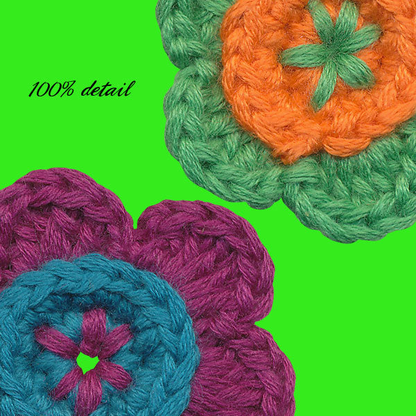 Crocheted Flowers, Volume 02