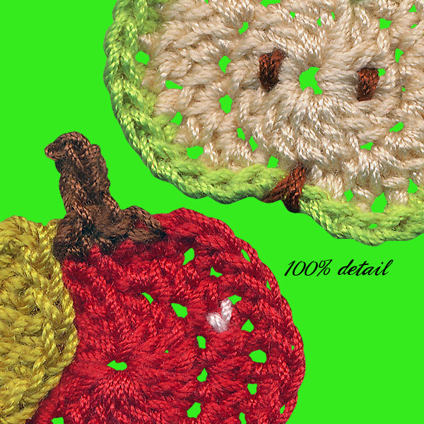 Crocheted Fruits & Veggies, Volume 01