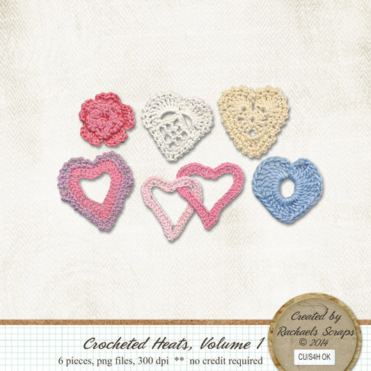 Crocheted Hearts, Volume 01