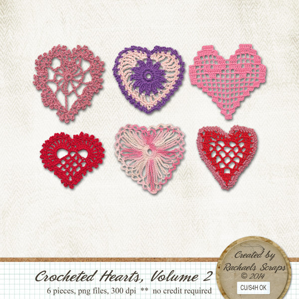 Crocheted Hearts, Volume 02