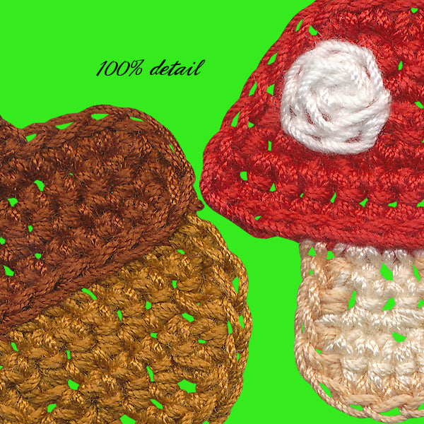 Crochet Fall Appliques, Volume 01