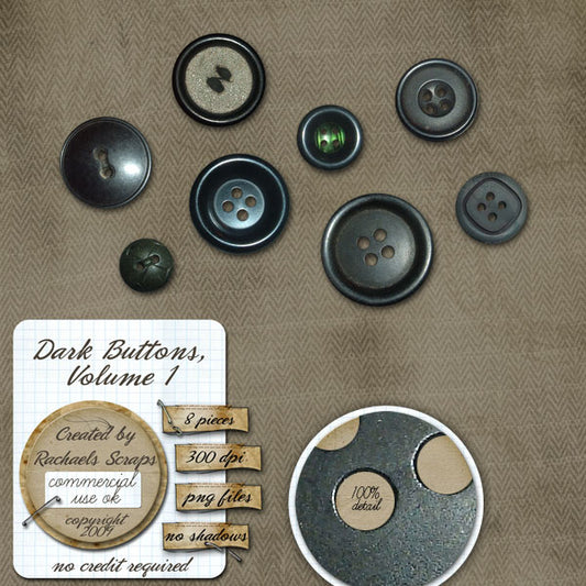 Dark Buttons, Volume 01